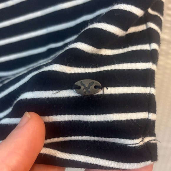 American Eagle Outfitters Striped Black and White Bodysuit - Picture 3 of 4